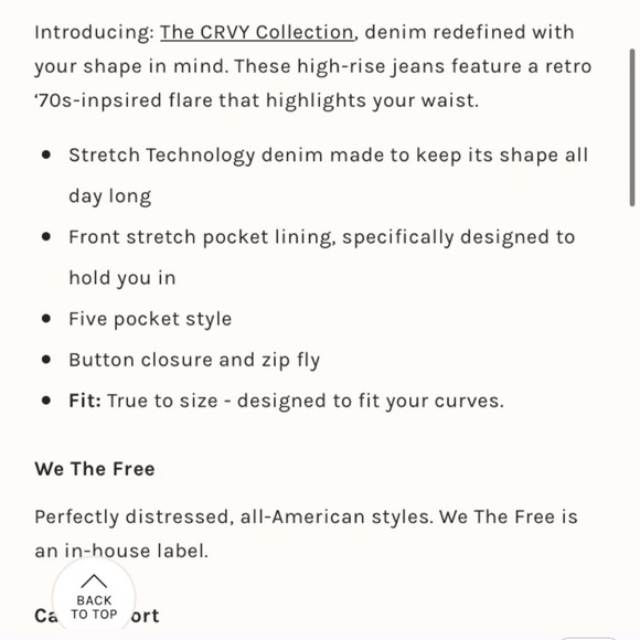 NWT Free People Robin High Waist Jeans - Picture 2 of 2